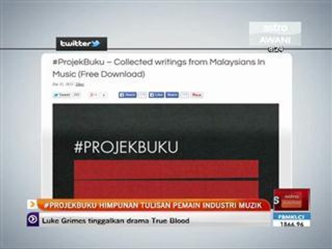 #projekbuku himpunan tulisan pemain industri muzik