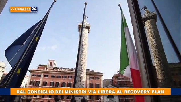 Dal consiglio dei ministri via libera al recovery plan