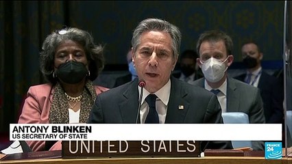 REPLAY - 'Immediate threat': US Blinken unexpectedly speaks at UN Ukraine meeting