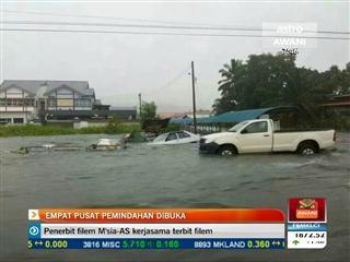 4 pusat pemindahan di Sarawak dibuka