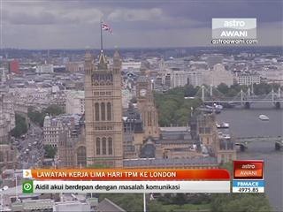 Lawatan kerja lima hari TPM ke London