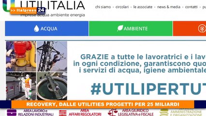 Recovery, dalle utilities progetti per 25 miliardi