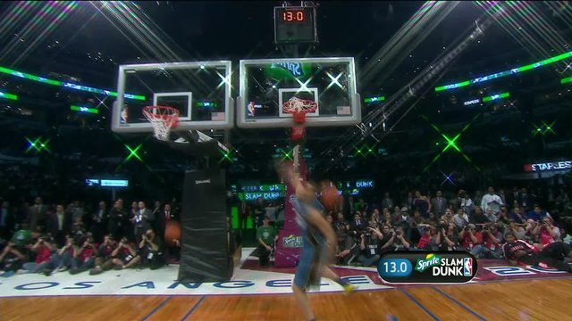 TDIH: JaVale McGee dunks two basketballs in two different baskets in the 2011 Dunk Contest