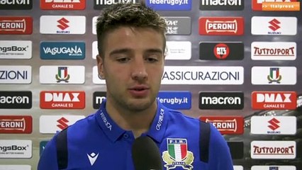 Sei Nazioni, Sperandio "Meta amara con la Francia"