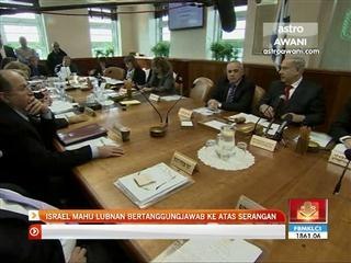 Israel mahu Lubnan bertanggungjawab ke atas serangan