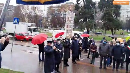Milano, Sala depone corona in ricordo martiri Foibe
