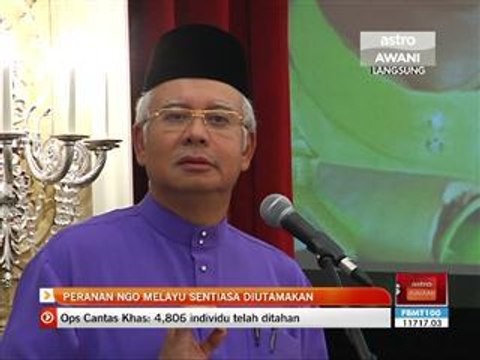 Peranan NGO Melayu sentiasa diutamakan