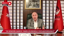 Ümit Özdağ'dan Erdoğan'a 'aynı gemideyiz' yanıtı: Şimdi mi aklınıza geldi?