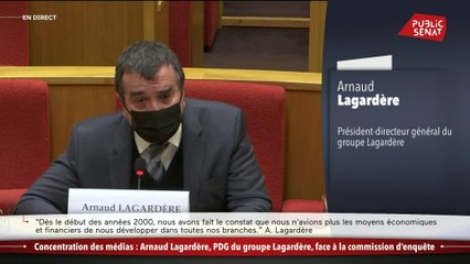 Arnaud Lagardère : "Le groupe devait passer par une phase où il serait plus petit"