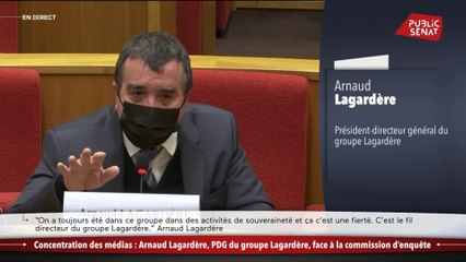 Devant les sénateurs, Arnaud Lagardère évoque les causes de la chute des audiences d'Europe 1