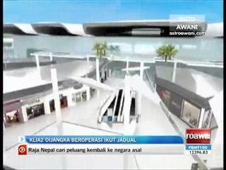 KLIA2 dijangka beroperasi mengikut jadual