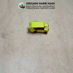 【折り紙ストップモーションアニメ】自動車工場  [Origami Stop Motion Animation] Car Factory 