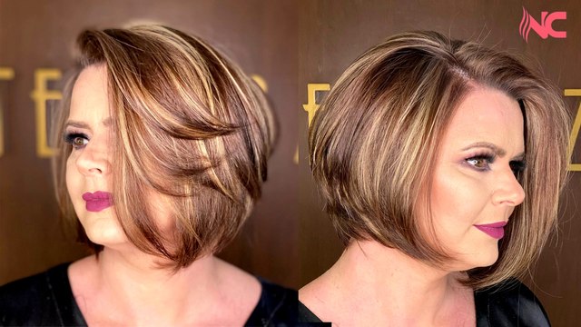 Perfetta trasformazione dei capelli corti alla moda