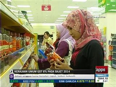 Refleksi 2013: Kerajaan umum GST% pada Bajet 2014