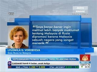 Kepelbagaian promosi mampu tarik pelancong Rusia