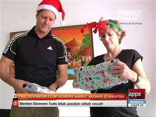 Paul Revington tetap gembira sambut Krismas di Malaysia