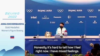 Gold medallist Shcherbakova feels 'emptiness inside' after Valieva fall