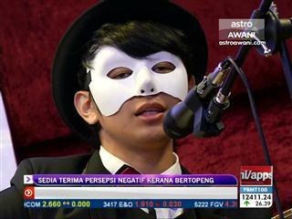 Sedia terima persepsi negatif kerana bertopeng