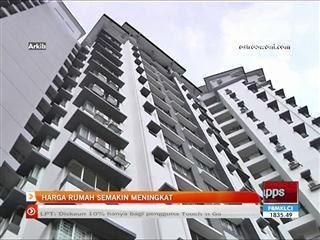 Harga rumah semakin meningkat