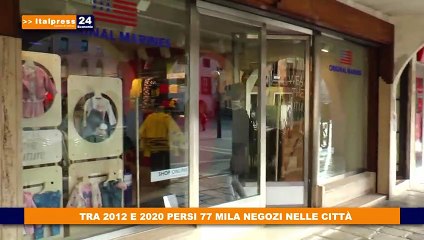 In otto anni 77 mila negozi in meno in Italia