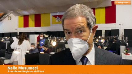 Vaccini, Musumeci "Sicilia all'avanguardia sul piano logistico"