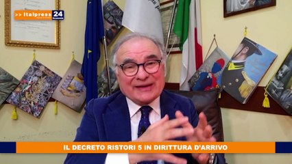 Il decreto Ristori 5 in dirittura d'arrivo