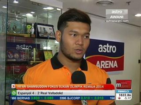 Irfan Shamsuddin fokus Sukan Olimpik Remaja 2014