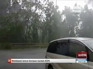 Hujan ais di Taiping, Perak