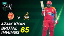Azam Khan Brutal Innings | Islamabad United vs Peshawar Zalmi | Match 24 | HBL PSL 7 | ML2G