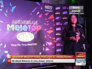 Anugerah 'Meletop' kuasa pemilihan di tangan peminat