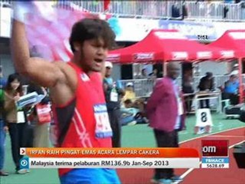 Irfan raih pingat emas acara lempar cakera