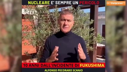 Pecoraro Scanio "Il nucleare è sempre un pericolo"