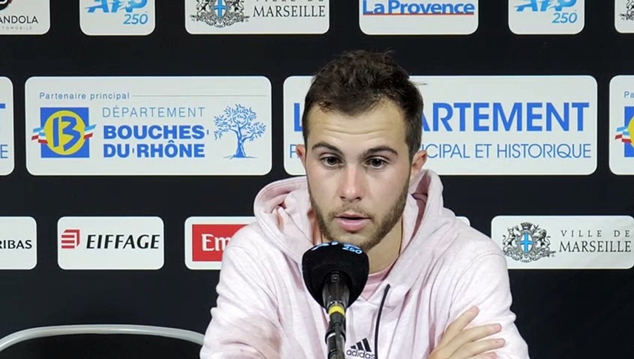 ATP - Marseille 2022 - Hugo Gaston après sa défaite contre Stefanos Tsitsipas : "Ça montre que je suis assez proche de ses joueurs là mais à la fois loin !"