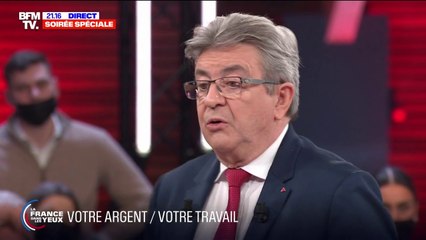 Jean-Luc Mélenchon: " Si je suis élu, le lendemain, je signerai le décret pour bloquer les prix" des produits de première nécessité