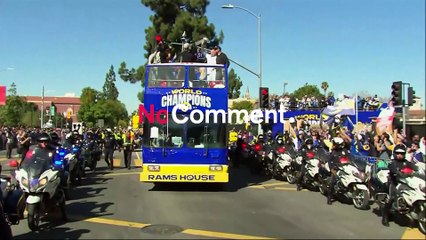 Los Angeles feiert den Super Bowl Champion