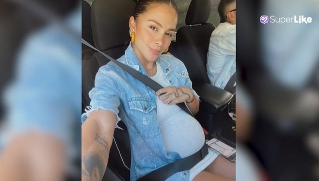 Greeicy posó con ajustados vestidos y su barriga se llevó todos los halagos