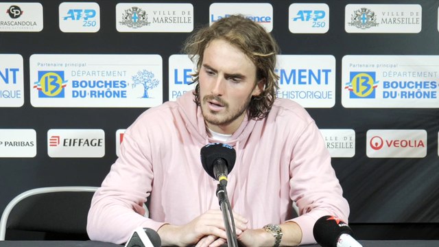 ATP - Marseille 2022 - Stefanos Tsitsipas : Hugo Gaston tries to play with your emotions, to feed on your frustration