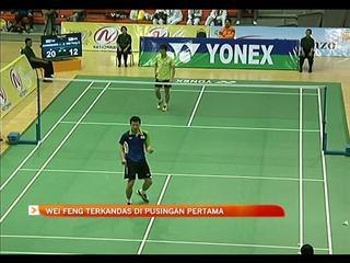 Wei Feng terkandas di pusingan pertama