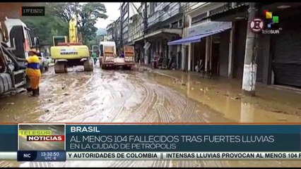 teleSUR 15:30 17-02: Fuertes lluvias dejan varios fallecidos en Brasil