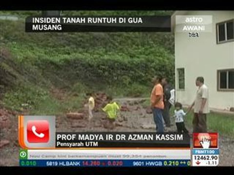 Insiden tanah runtuh di Gua Musang, Kelantan