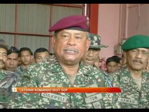 Latihan komando ikut SOP