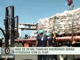 Sucre | Gobierno Regional distribuirá 240 toneladas de alimentos a través de los CLAP