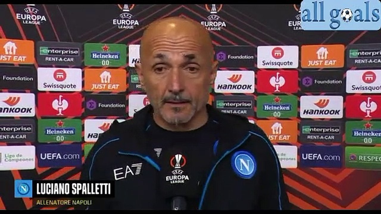 Barcellona-Napoli 1-1 17/2/22 intervista dopo gara Luciano Spalletti