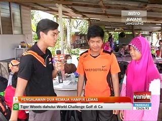 Pengalaman dua remaja hampir lemas