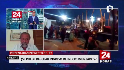 Ex viceministro del Interior sobre proyecto de control migratorio: obedece a una reacción política