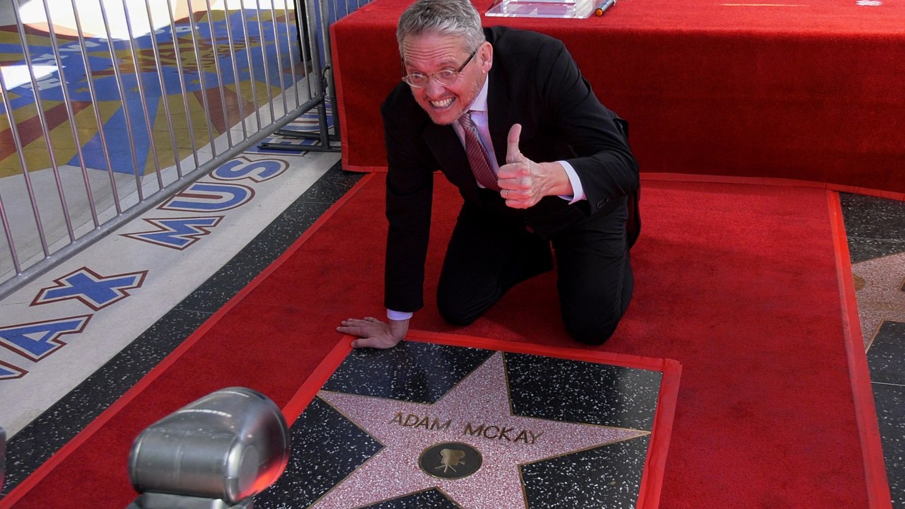 Adam McKay's Hollywood Walk Of Fame Unveiling Ceremony With Sarah Silverman and John C. Reilly in Los Angeles