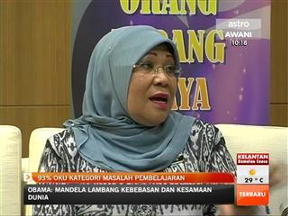 93% OKU dalam kategori masalah pembelajaran