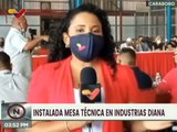 Carabobo | Instalada Mesa Técnica en Industrias Diana para el fortalecimiento del sistema de formación obrera