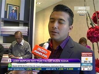 Aaron puas hati penggambaran 'Fear Factor' musim kedua