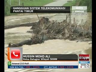 Gangguan sistem telekomunikasi Pantai Timur